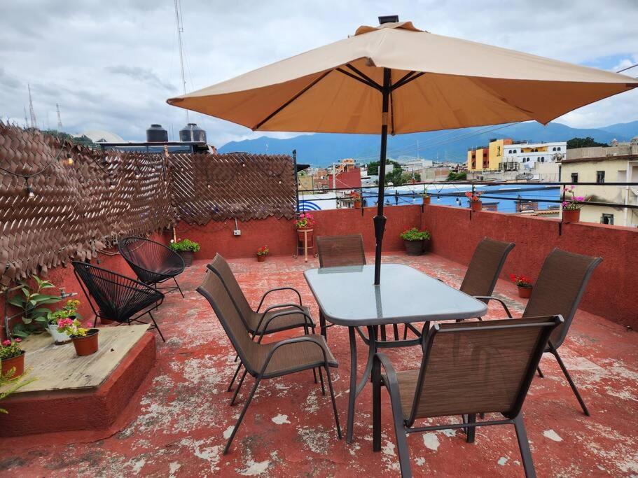 Ferienwohnung Casa Ines/ Terraza/ Centro De Oaxaca Exterior foto